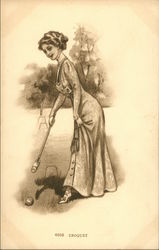 Croquet Postcard Postcard