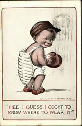 Baseball baby Postcard