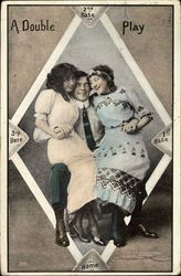 A Double Play Postcard