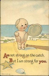 Am not Strong on the Catch, But I am Strong for You Postcard