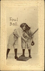 Foul Ball Postcard