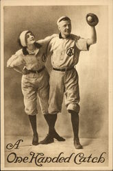 A One Handed Catch Postcard