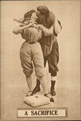 A Sacrifice Baseball Postcard Postcard