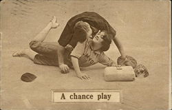 A Chance to Play Baseball Postcard Postcard