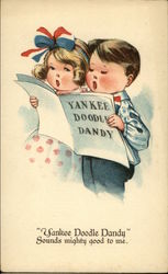 Yankee Doodle Dandy Sounds Mighty Good to Me Patriotic Postcard Postcard