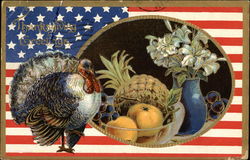 Thanksgiving Greetings Turkeys Postcard Postcard