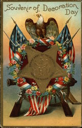 Souvenir of Decoration Day Memorial Day Postcard Postcard