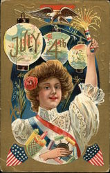 July 4th Postcard