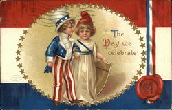 The Day we Celebrate 4th of July Postcard Postcard