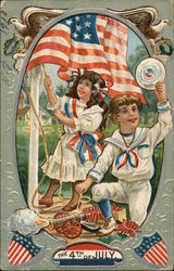 The 4th of July Postcard