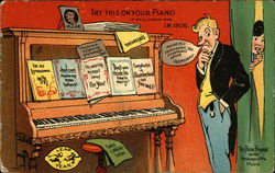 Try This on Your Piano, Leap Year, The Piano Proposal on the Message of the Music Postcard