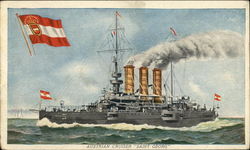 Austrian Cruiser "Saint Georg" Postcard