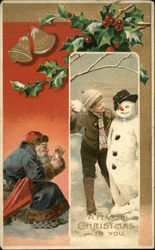 A Peaceful Christmas to You Santa Claus Postcard Postcard