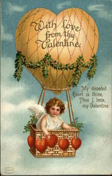 With Love From Thy Valentine Postcard