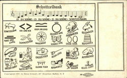 Schnitzelbank Postcard