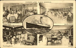 Cunard Line - R.M.S. "Samaria" Postcard