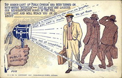 Search light of "Public Opinion" Postcard