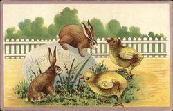 A Happy Easter Postcard