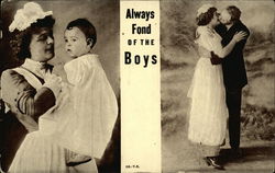 Always Fond of the Boys Postcard