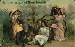 In the Hands of Their Friends Couples Postcard Postcard