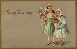 Loves Greetings Postcard