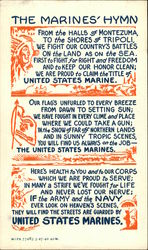 The Marines' Hymn Postcard