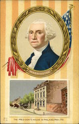 Washington - The President's House In Philadelphia, 1791 Presidents Postcard Postcard