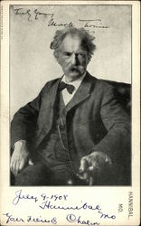 Mark Twain, Hannibal, Mo Men Postcard Postcard