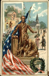 Emancipation Presidents Postcard Postcard