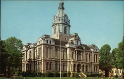 Parke County Court House Rockville, IN Postcard Postcard