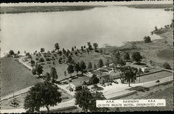 Dawson's Quinte Beach Motel Postcard