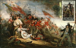 The Death of General Warren at the Battle of Bunker's Hill Postcard