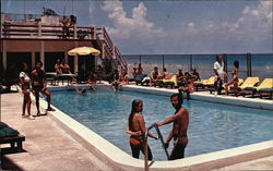 Ocean 71 Hotel and Cabana Club Miami Beach, FL Postcard Postcard