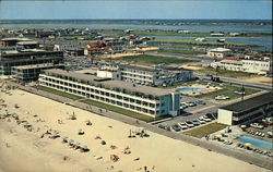 Beach and Motel and Night Club Area Ocean City, MD Postcard Postcard