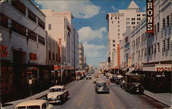 Flagler Street, Looking West Postcard