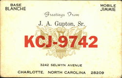 KCJ-9742 - J. A. Gupton, Sr Postcard