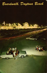 Boardwalk, Daytona Beach Florida Postcard Postcard