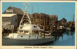 Menemsha Martha's Vineyard, MA Postcard Postcard