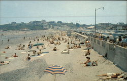 Nantasket Beach and Parking Area Postcard