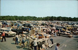 Wellfleet Drive-In Theater - Flea Market Massachusetts Postcard Postcard