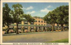 Hotel Martha Washington St. Petersburg, FL Postcard Postcard