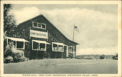 Dining Hall, YMCA Camp Woodstock Postcard