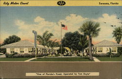 Ritz Motor Court Postcard