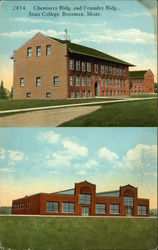 State College - Chemistry and Foundry Buildings Postcard