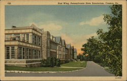 East Wing, Pennsylvania State Sanatorium Cresson, PA Postcard Postcard