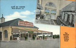 Cafe du Monde, The Original French Market Coffee Stand New Orleans, LA Postcard Postcard