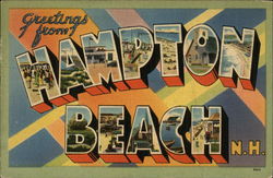 Greetings from Hampton Beach New Hampshire Postcard Postcard