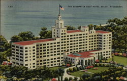 The Edgewater Gulf Hotel Biloxi, MS Postcard Postcard