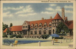 Birmingham Country Club Alabama Postcard Postcard