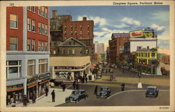 Congress Square Postcard